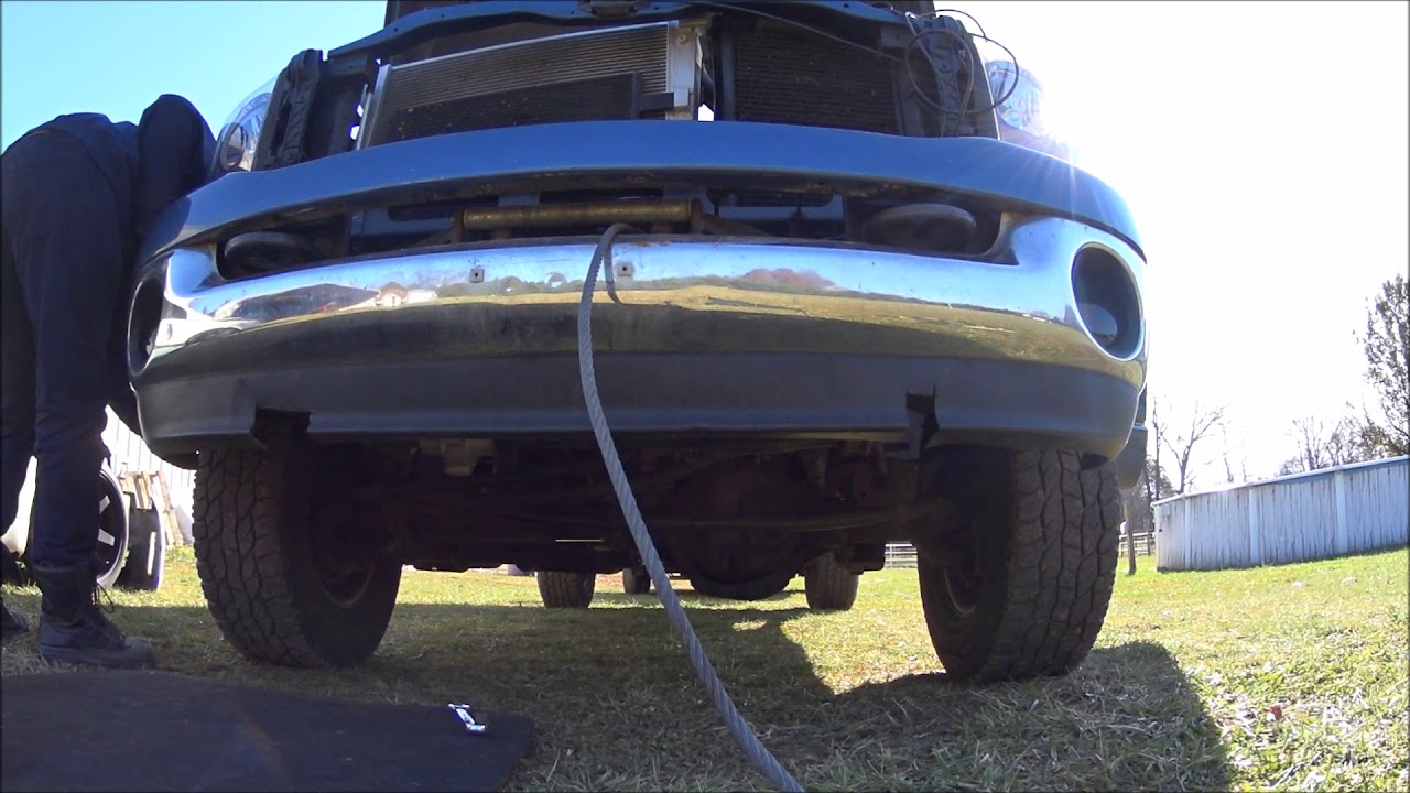 Лебедка Warn на Dodge Ram 2500 Power Wagon не разматывается?