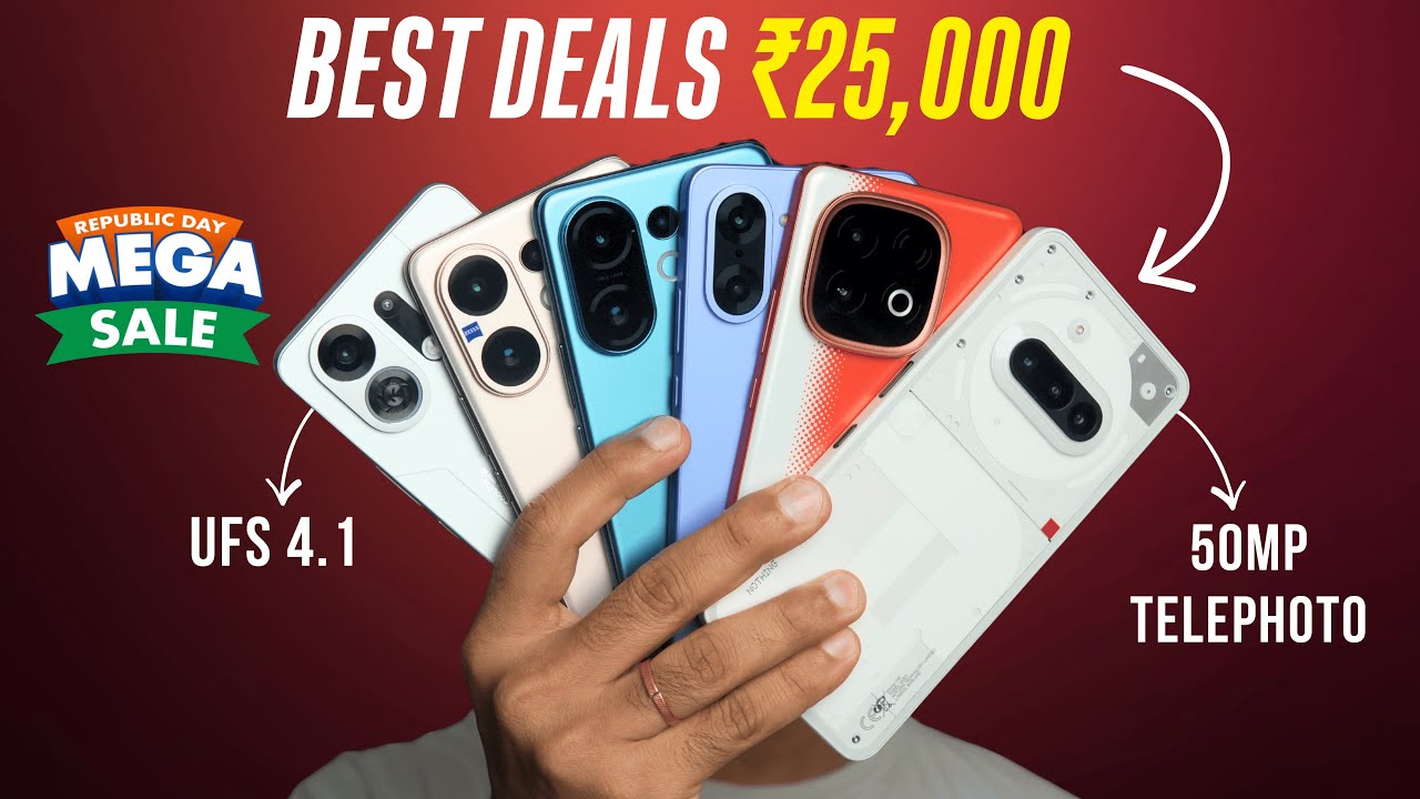 Best Phone Deals Under ₹25,000 | Amazon & Flipkart Republic Day Sale 🔥