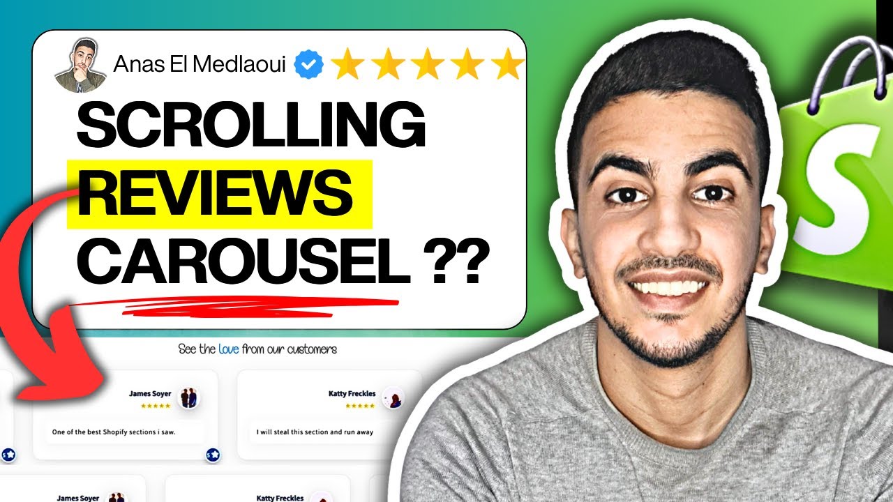 How To Add Scrolling Reviews/Testimonials Carousel Section In Shopify