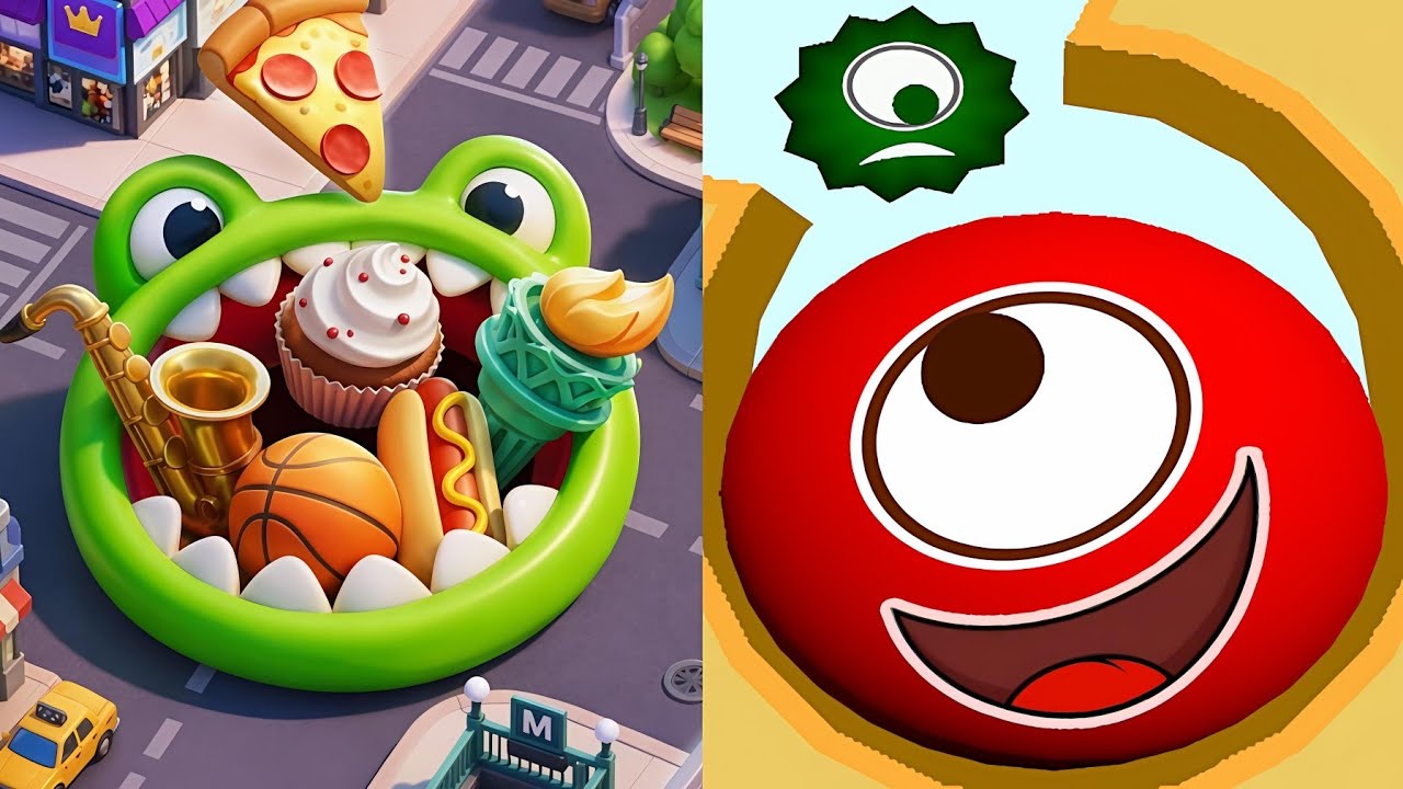 Hole.io vs Hungry Balls Gameplay Walkthrough Part 1