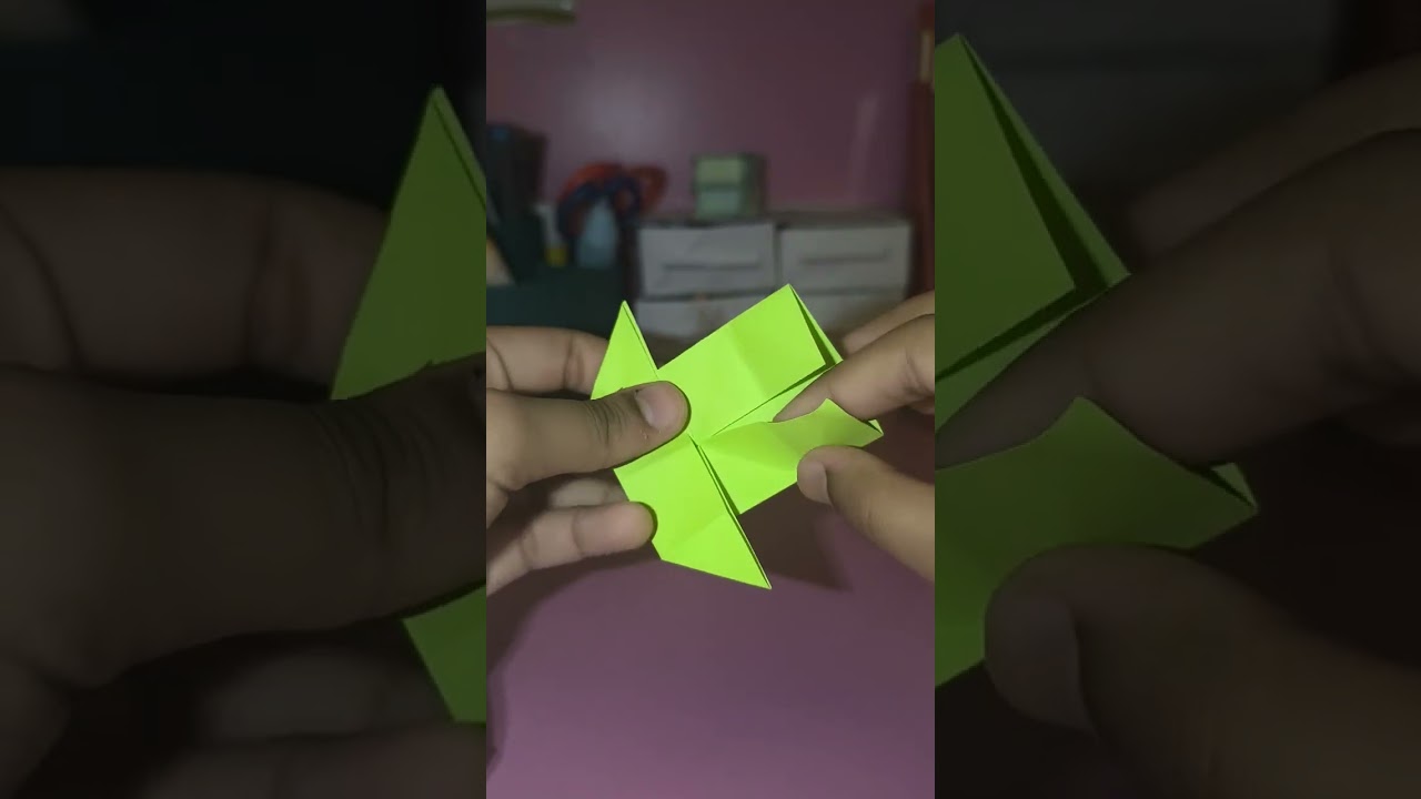 EASY ORIGAMI - JUMPING JACK  - FUN TOYS 