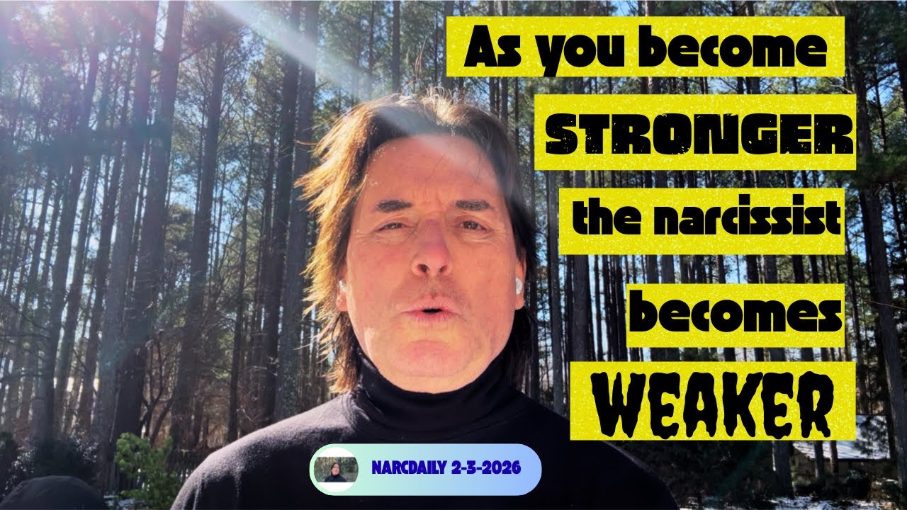 AS YOU BECOME STRONGER THE NARCISSIST BECOMES WEAKER 