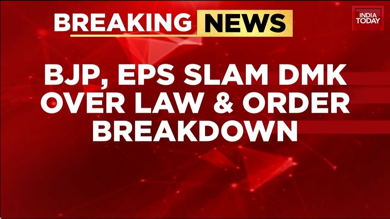 Tamil Nadu Polls:  Edappadi K. Palaniswami Slams DMK Over Law And Order After Bomb Attack In TN