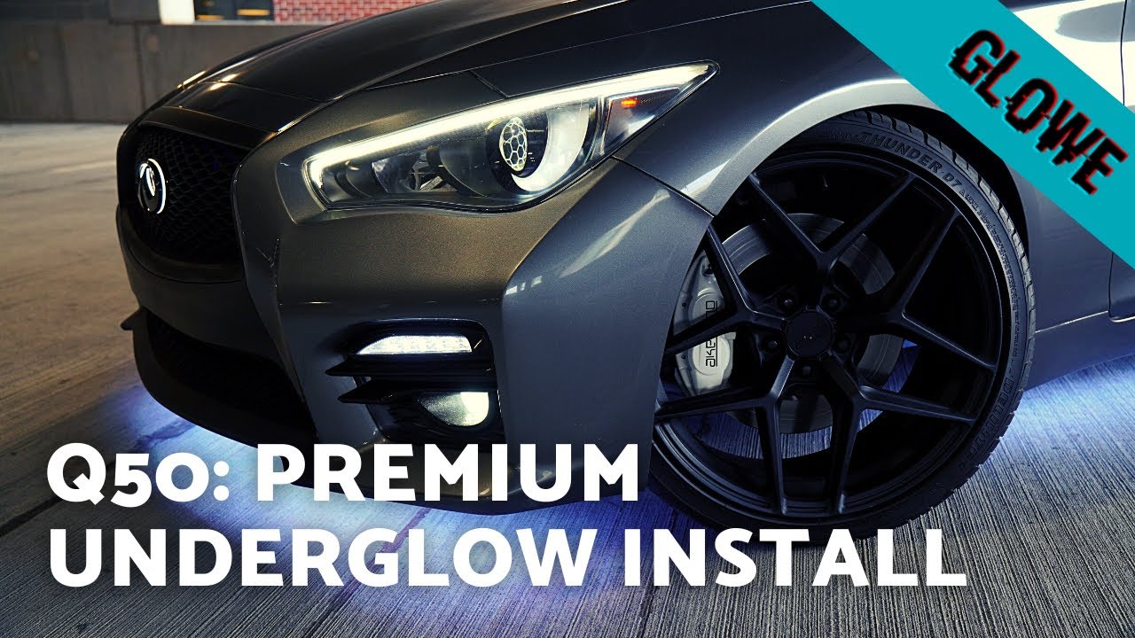 Premium LED Underglow Installation on an Infiniti Q50