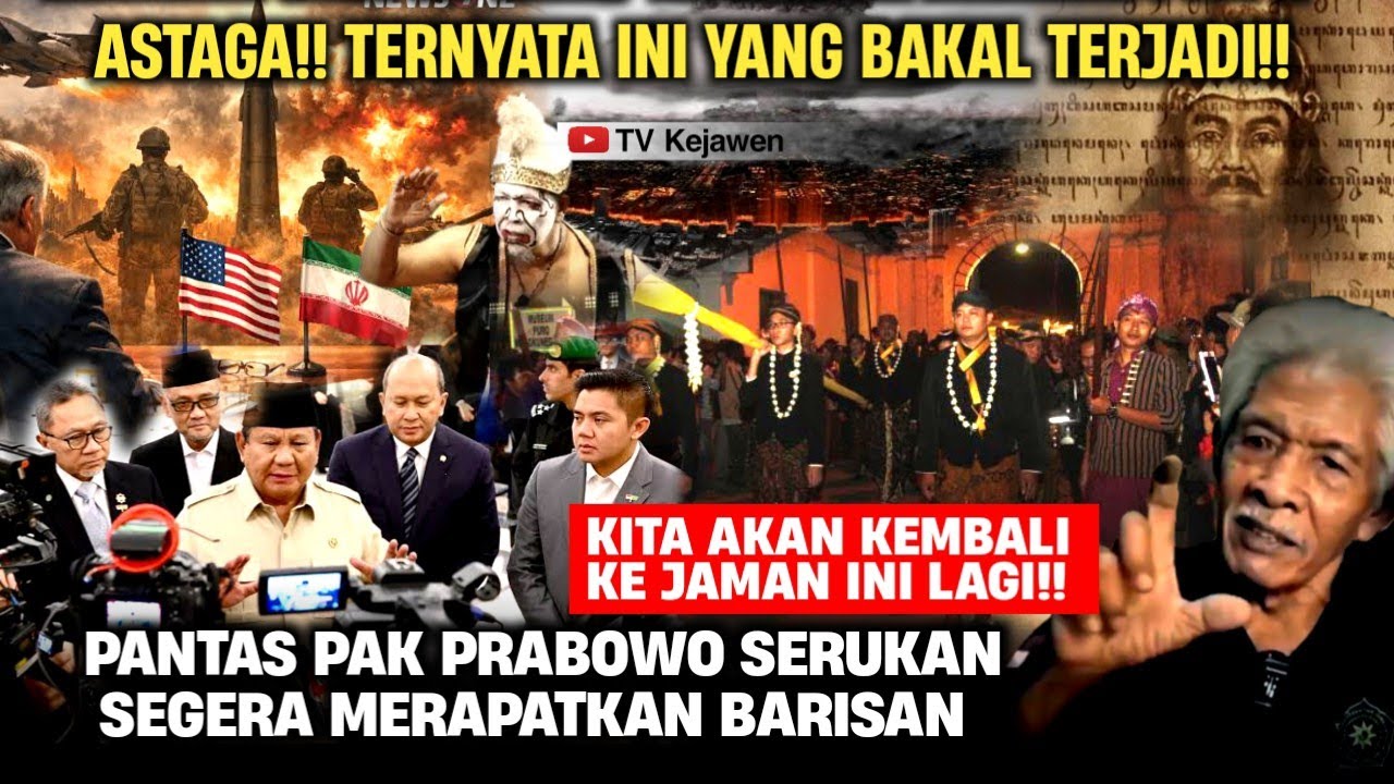 🔴BAKAL GELAP GULITA!! ASTAGA SEGERA PERSIAPKAN DIRI INI YG SUDAH TERTULIS DI SERAT JAYA BAYA