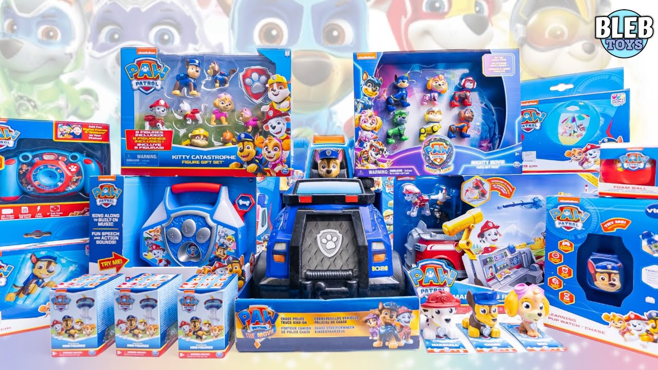 Paw Patrol toys collection unboxing no talking | Outdoor fun toys and Summer toys ASMR