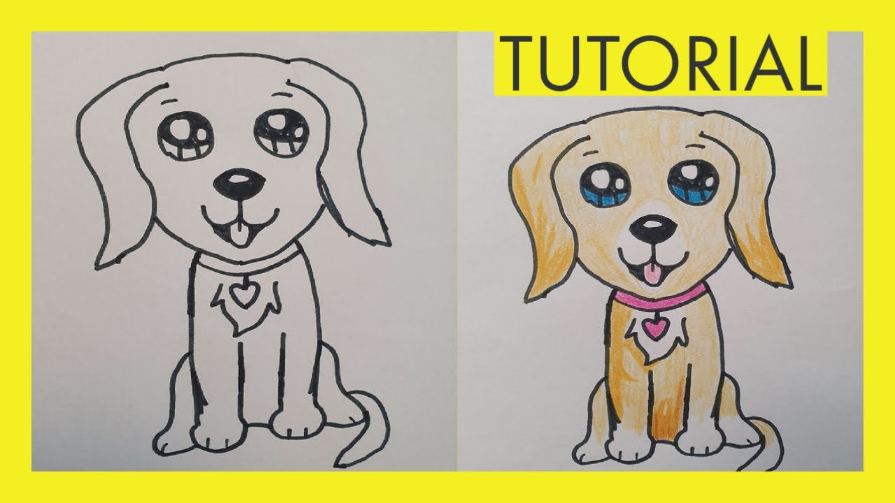 OPI PIIRTÄMÄÄN SÖPÖ KOIRANPENTU tutorial