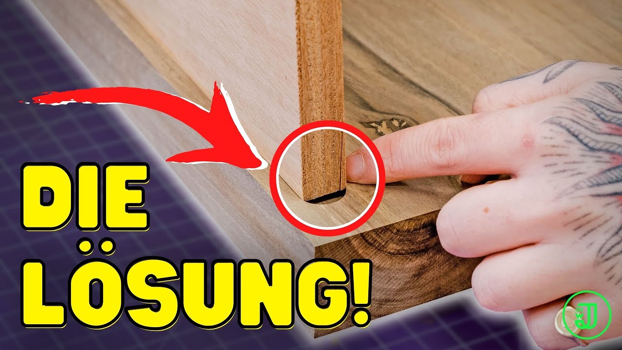 Einlegeböden, Rückwand, Scharniere & Co einlassen: Diese TECHNIK macht dich zum PRO! | Jonas Winkler