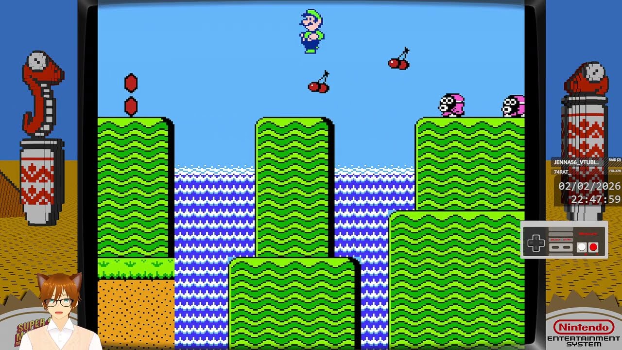 Fast Let's Play : Super Mario Bros 2 (USA) (NES) Patché FR