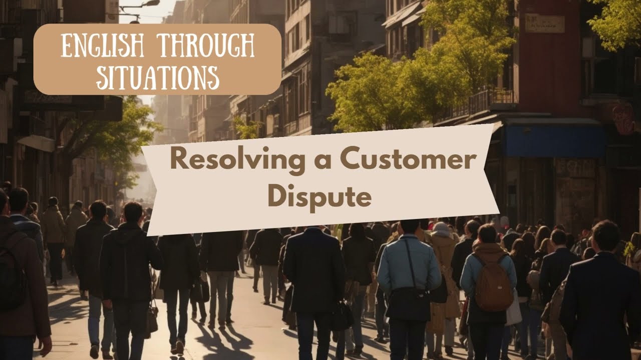 Listen and Practice| English conversations| Build up your Vocabulary| A Customer Dispute | B2-C1