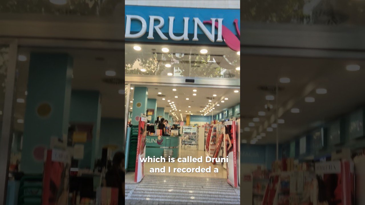 My first time in Druni Spain 🇪🇸🛍️