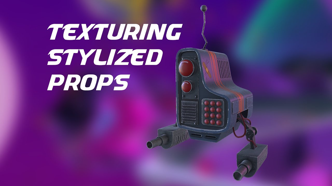 Fast Easy Way to Texture Stylized Art Props!
