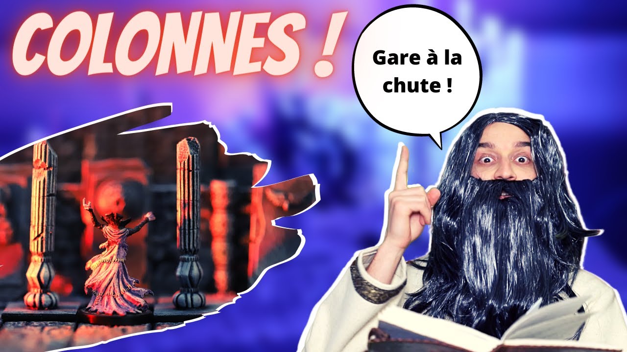 Décorer ton donjon modulable avec des colonnes