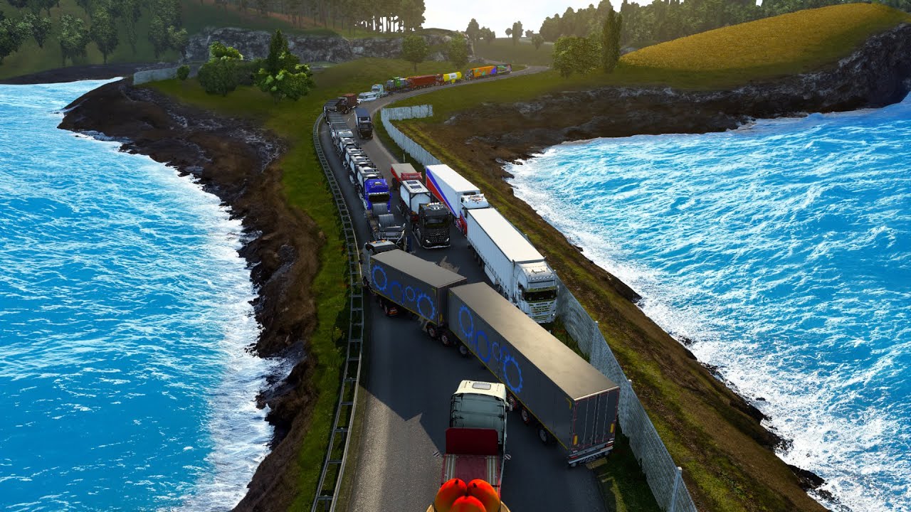 ADAM DRİFT YAPARAK ÜZERİME UÇTU !! TROLLER YÜZÜNDEN OYNAYAMADIM | ETS2MP