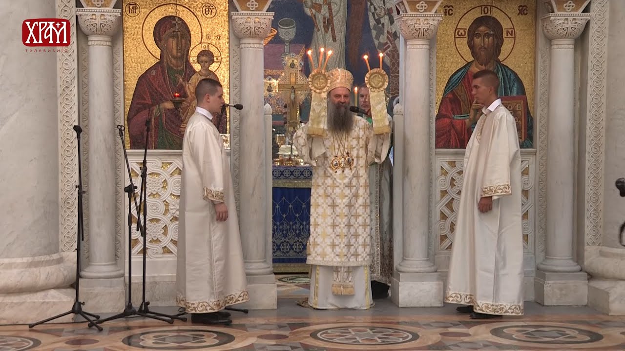 Патријарх српски Г. Порфирије богослужио у Цркви Светог Великомученика Георгија на Опленцу