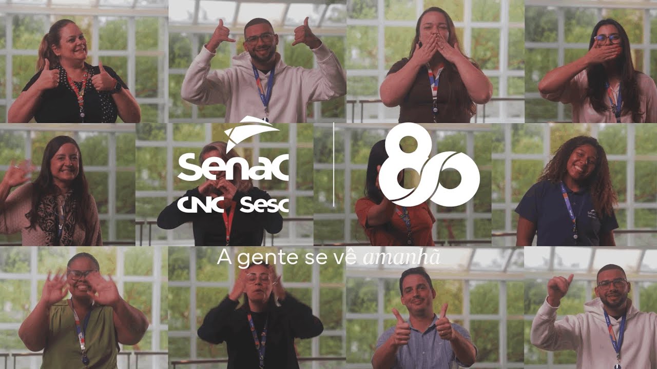 A gente se vê nos próximos 80 anos do Senac
