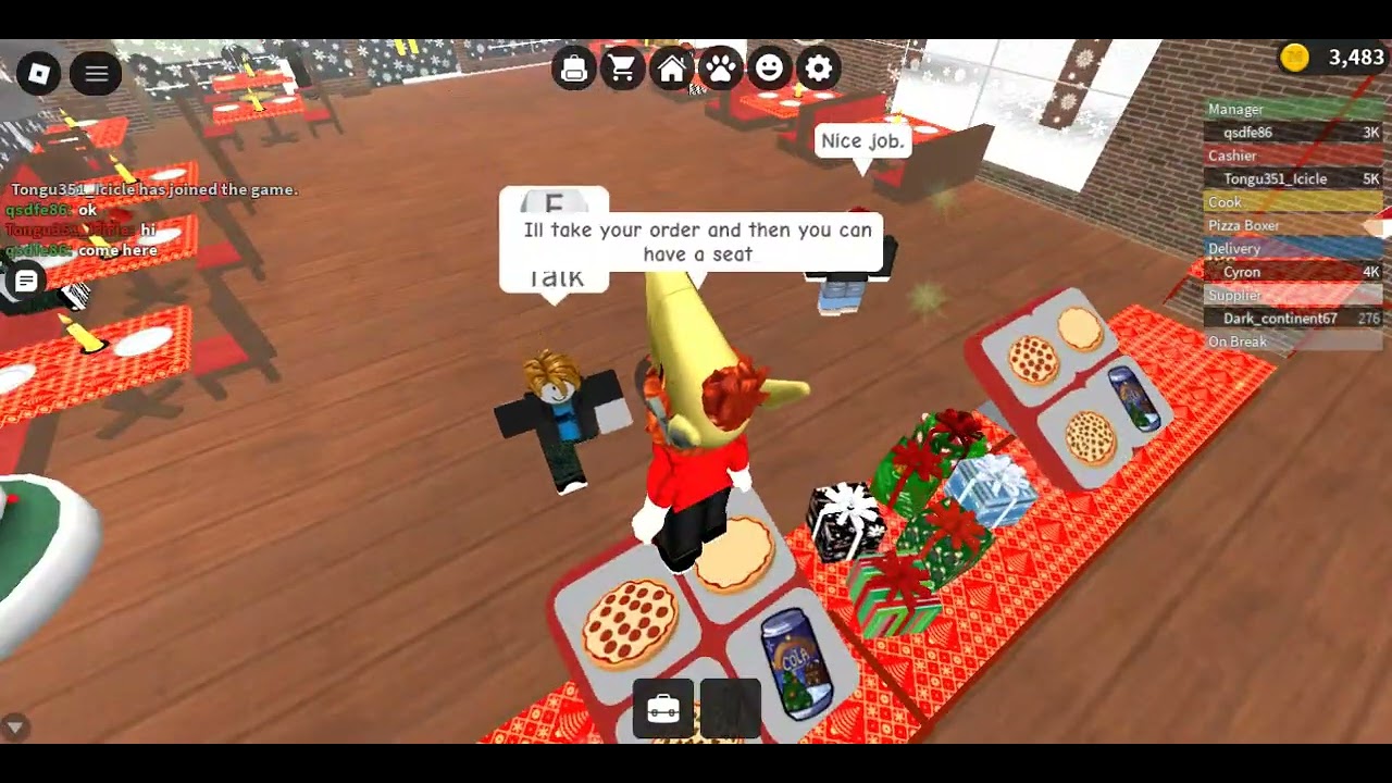 Doing a better job at Pizza place