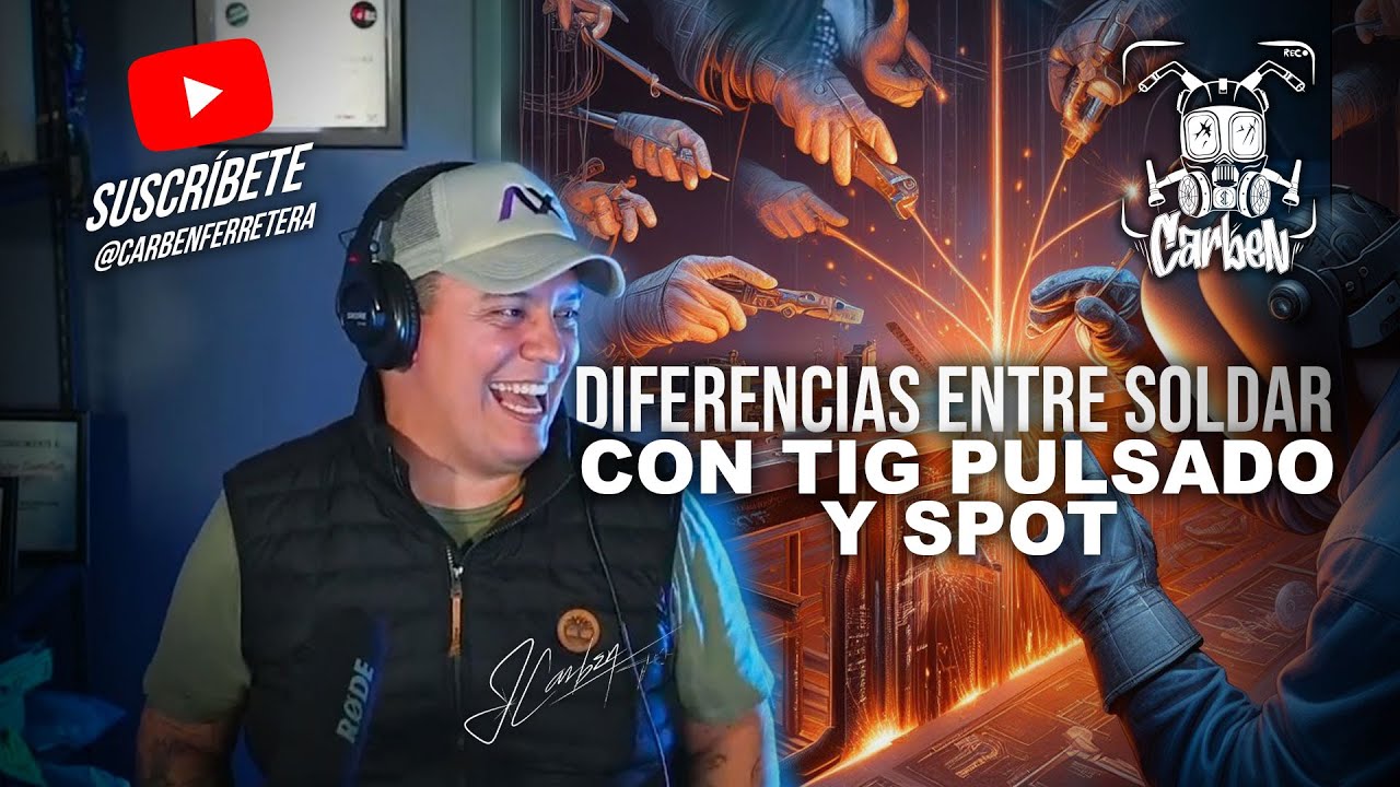 Diferencias entre soldar con tig pulsado y spot 🤔 