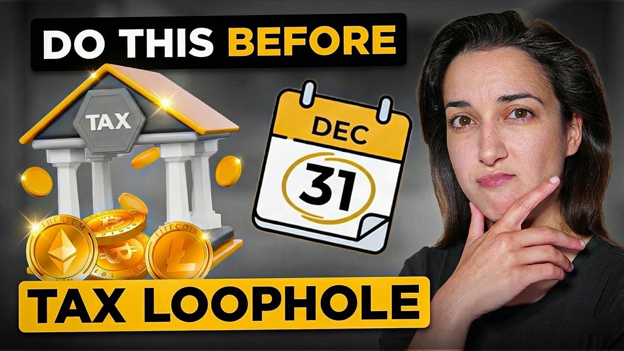 The IRS Tax Loophole for Crypto That Expires Dec 31 (Do This NOW)  &mdash; Tax Loss Harvesting Explained