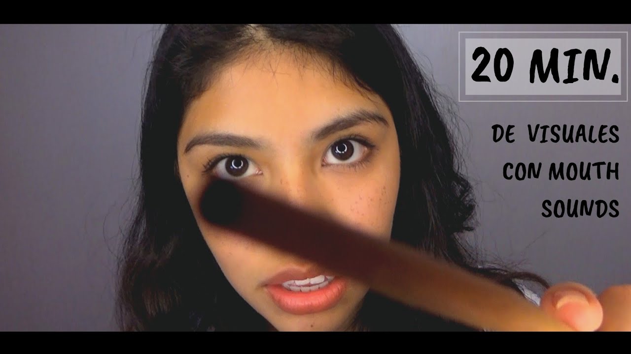 TE DORMIRÁS EN 20 MINUTOS - visuales con MOUTH SOUNDS - ASMR Español