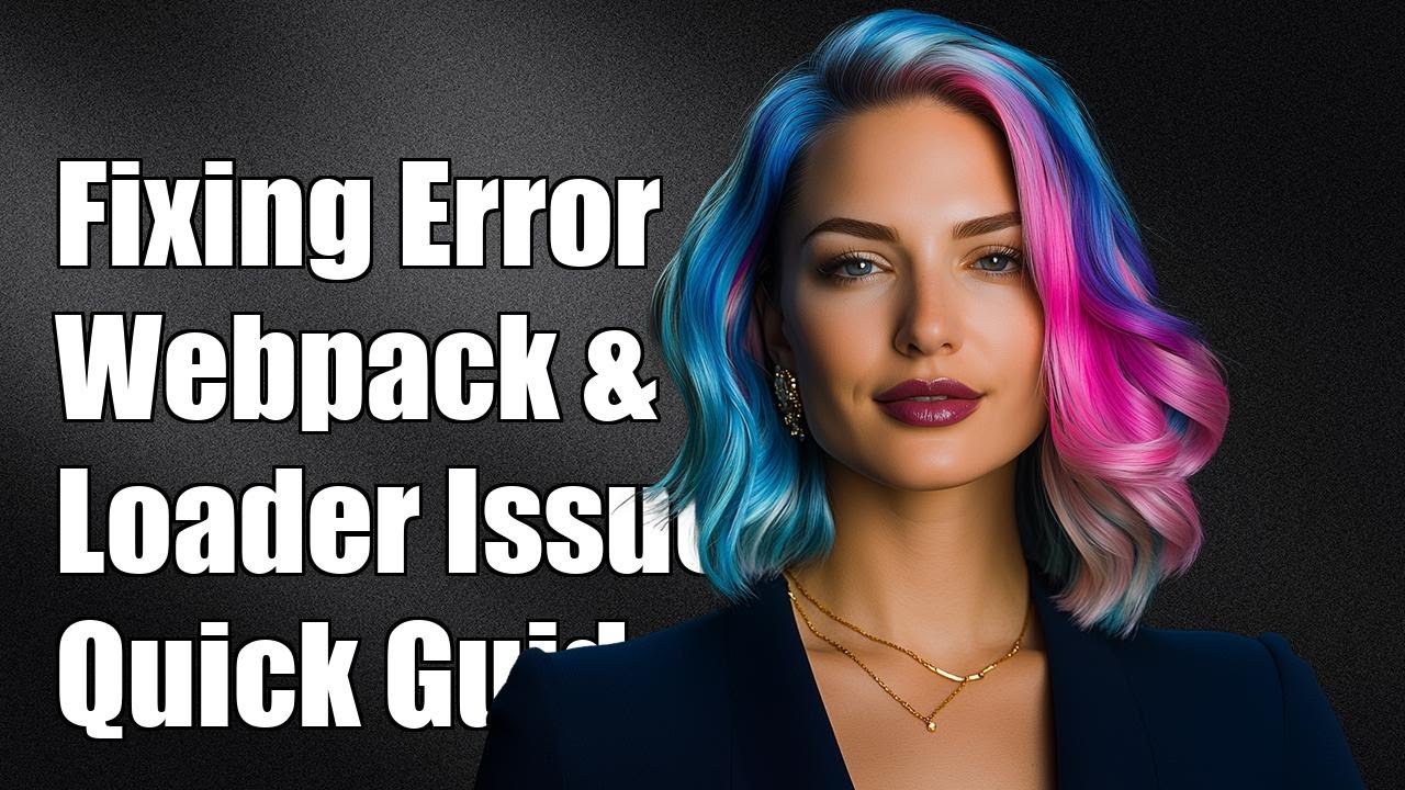 Fixing 'You May Need an Appropriate Loader' Error in Webpack and Vue