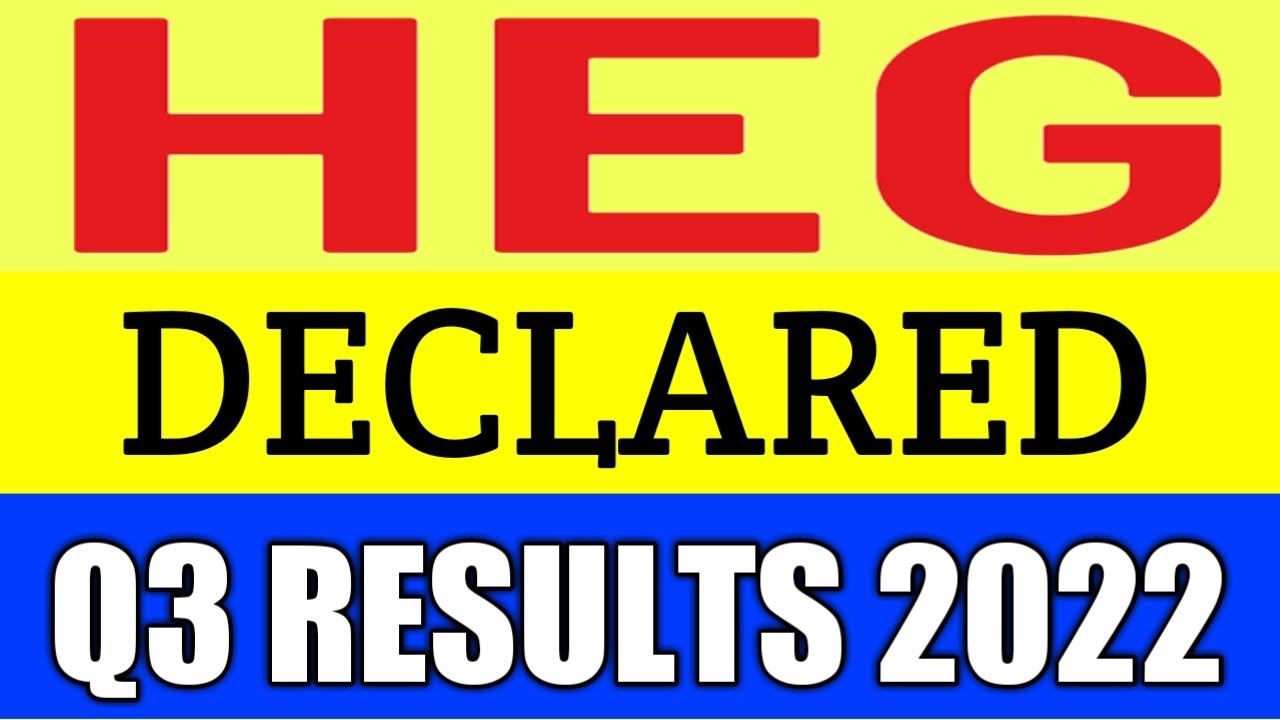 HEG q3 results 2022 | HEG Results Today | HEG latest news | HEG Share News
