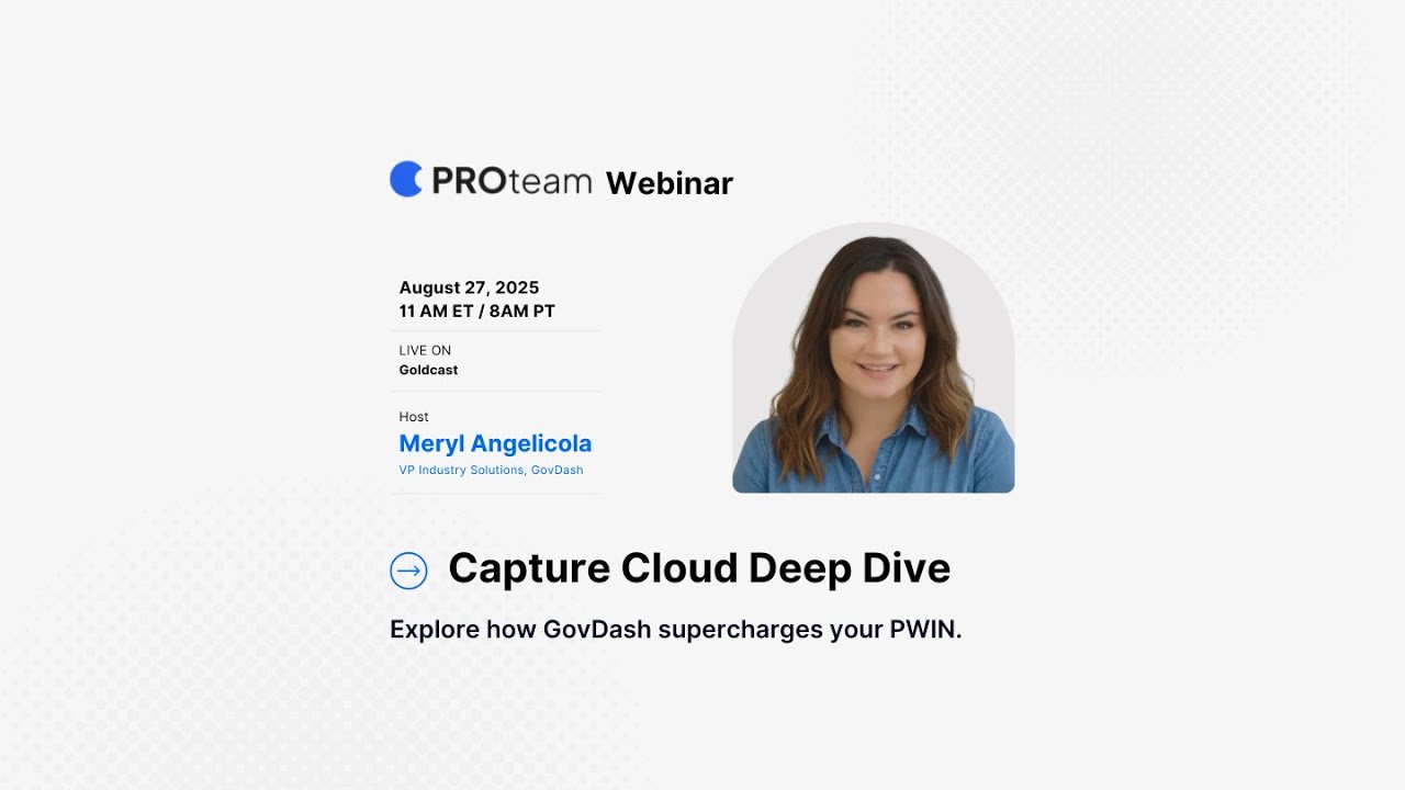 PROTeam Webinar: Capture Cloud Deep Dive