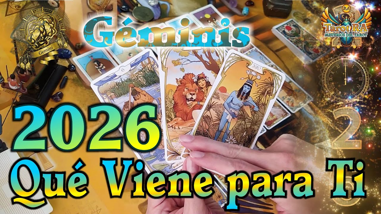 ♊G&Eacute;MINIS - HOR&Oacute;SCOPO 2026 &iquest;Qu&eacute; Trae para ti en el Primer Semestre de 2026 seg&uacute;n el Tarot?♊