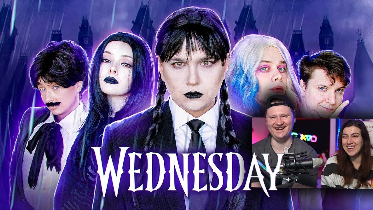 БЮДЖЕТНЫЙ КОСПЛЕЙ на WEDNESDAY 🔥 ПОВТОРЯЕМ СЕРИАЛ в ДОМАШНИХ УСЛОВИЯХ | РЕАКЦИЯ на Милс Кела