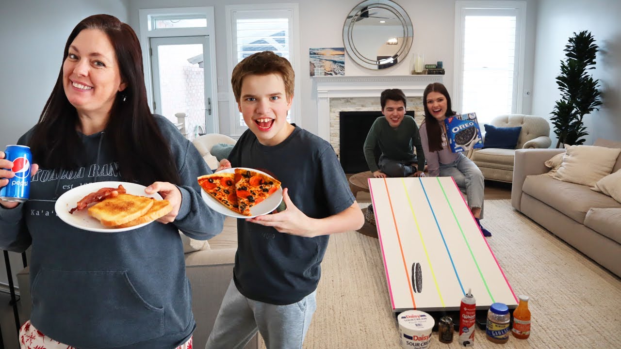 What We Eat In A Day! Winter Survival Challenge 2