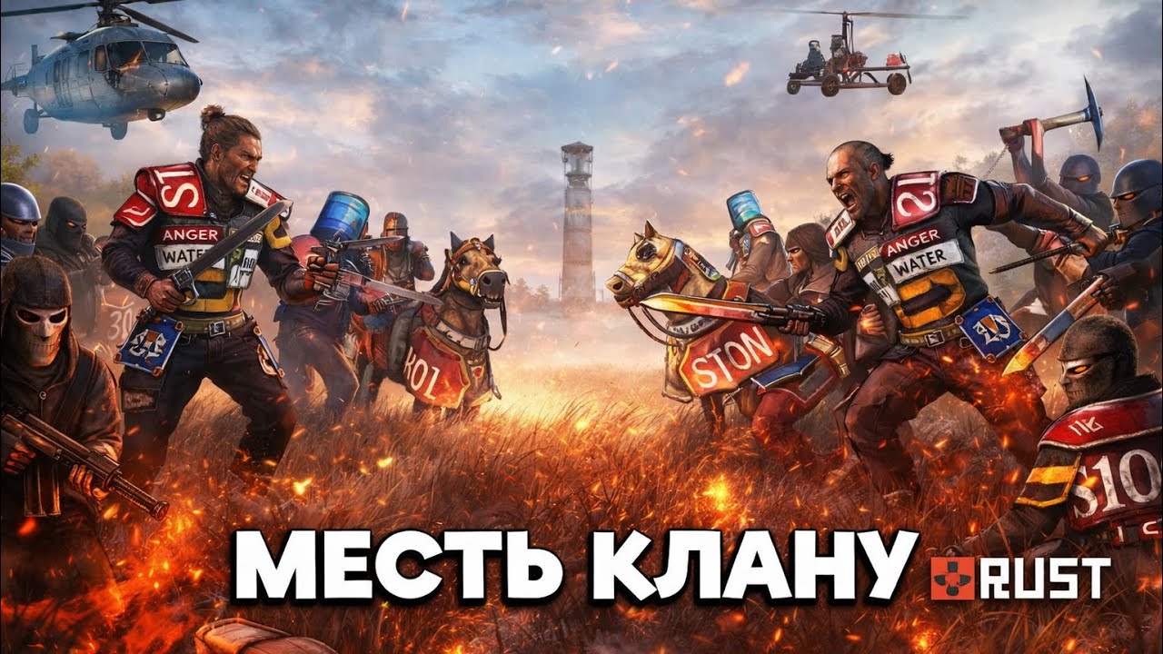 МЕСТЬ КЛАНУ! Или как мы держали весь район в страхе в Rust/Раст