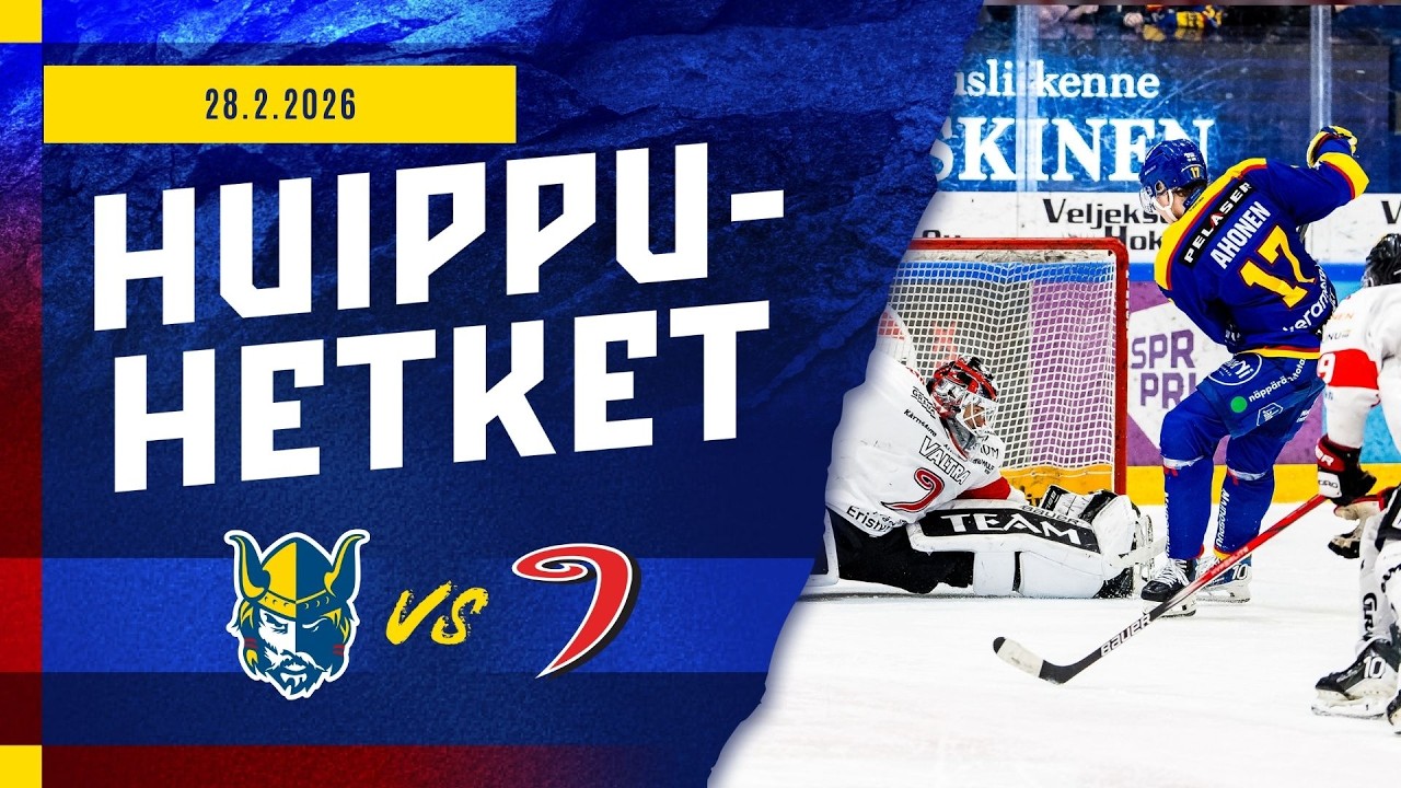 Huippuhetket: Jukurit–JYP 28.2.2026