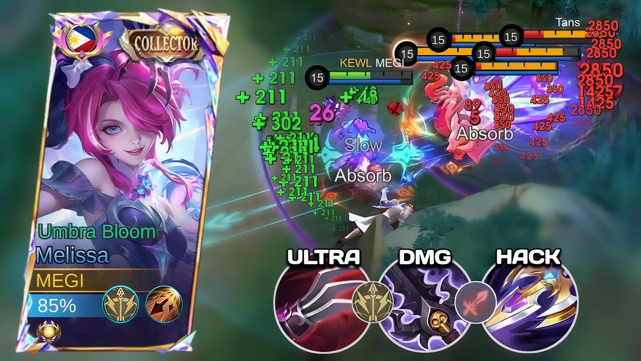 MELISSA NEW BRUTAL FULL DAMAGE BUILD WITH FIGHTER EMBLEM IN MYTHIC LOBBY RANK!! (Insane Outplayed!)