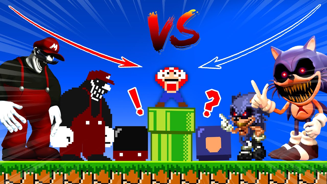 MARIO CAN BUY: Mario Can Buy All Mario MX and Shin Sonic Froms in Scary Night! | Mario Zombros