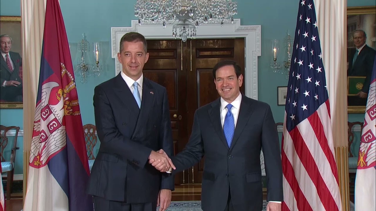 Secretary Rubio meets with Serbian Foreign Minister Marko Djuric 08.06.2025