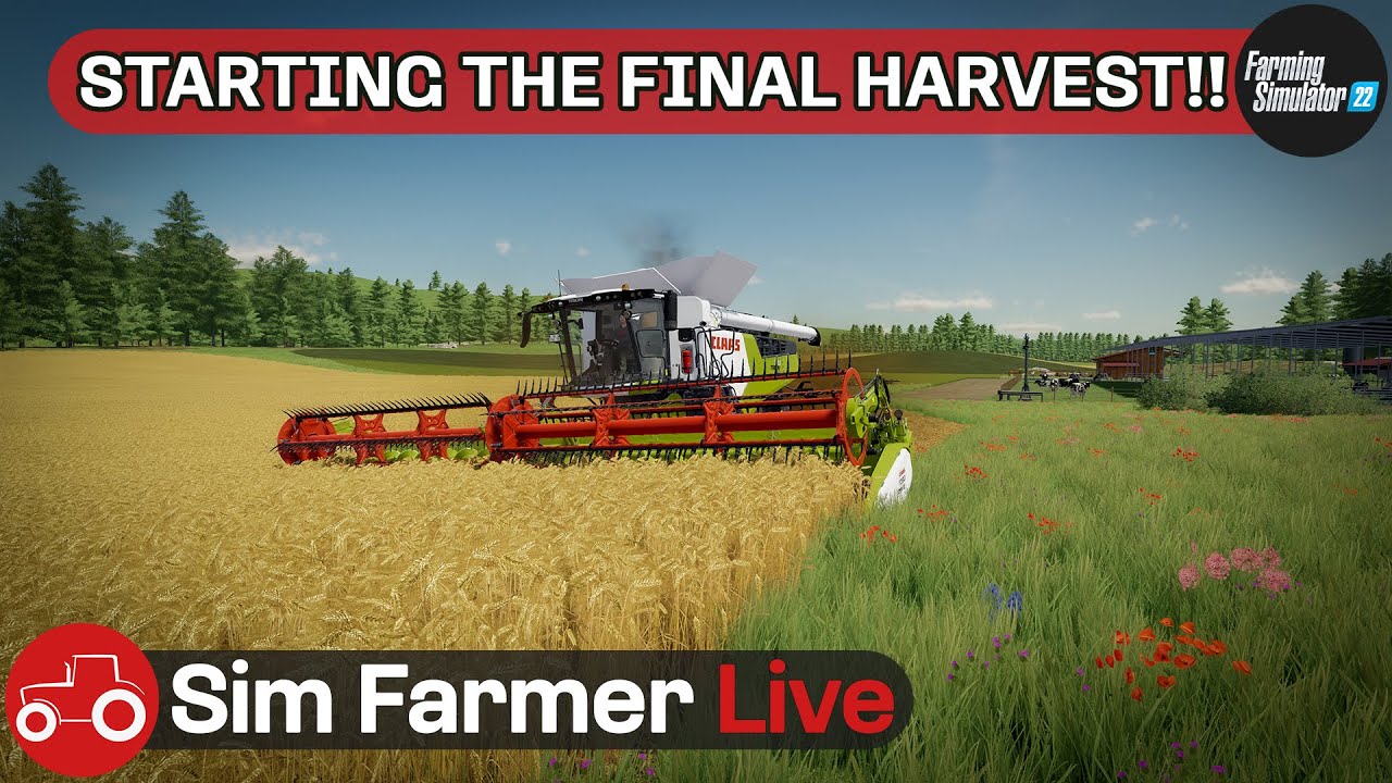 Starting The Final Harvest!! - No Mans's Land FS22 LIVE Stream!!