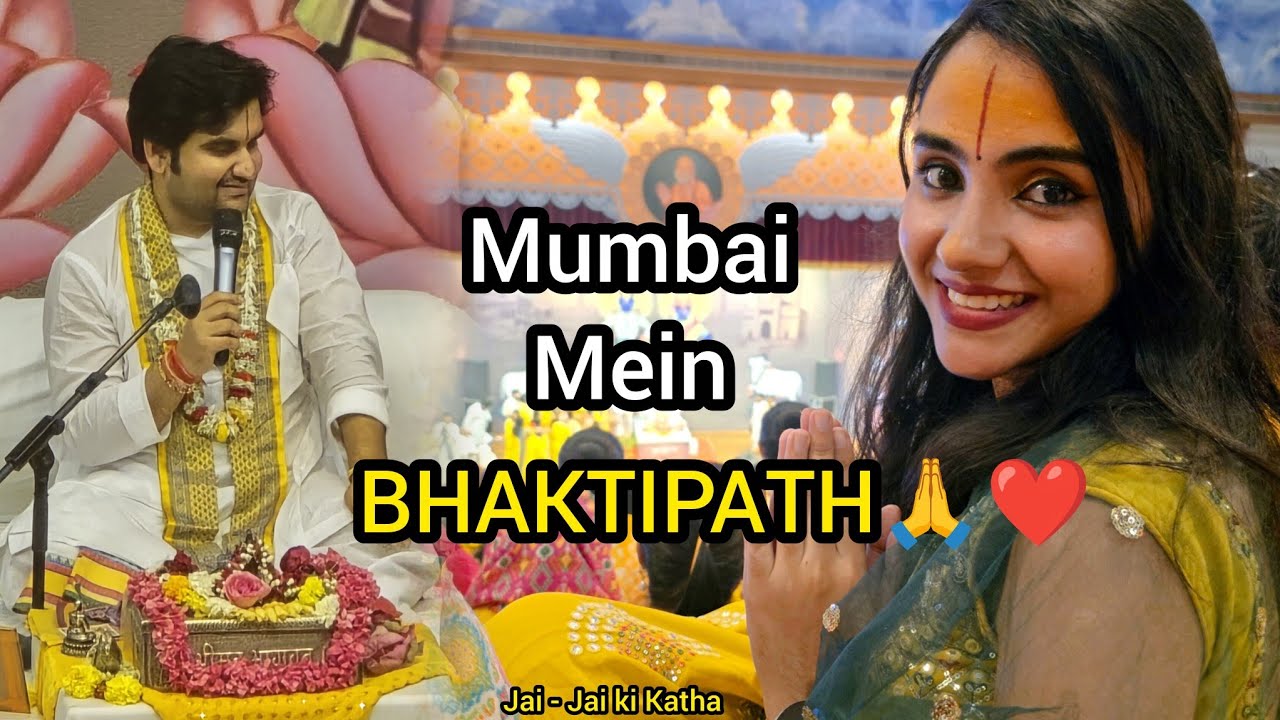 Live Katha in Mumbai | Indresh Maharaj ji in Dadar - Jai Jai Ki Katha (Full Vlog) Janam Utsav