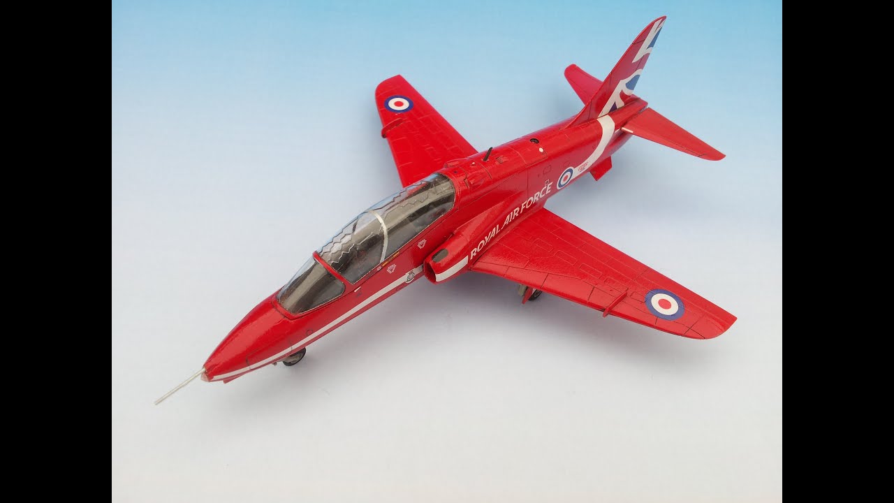 Airfix RAF Red Arrows Hawk 1/72 | The Inner Nerd