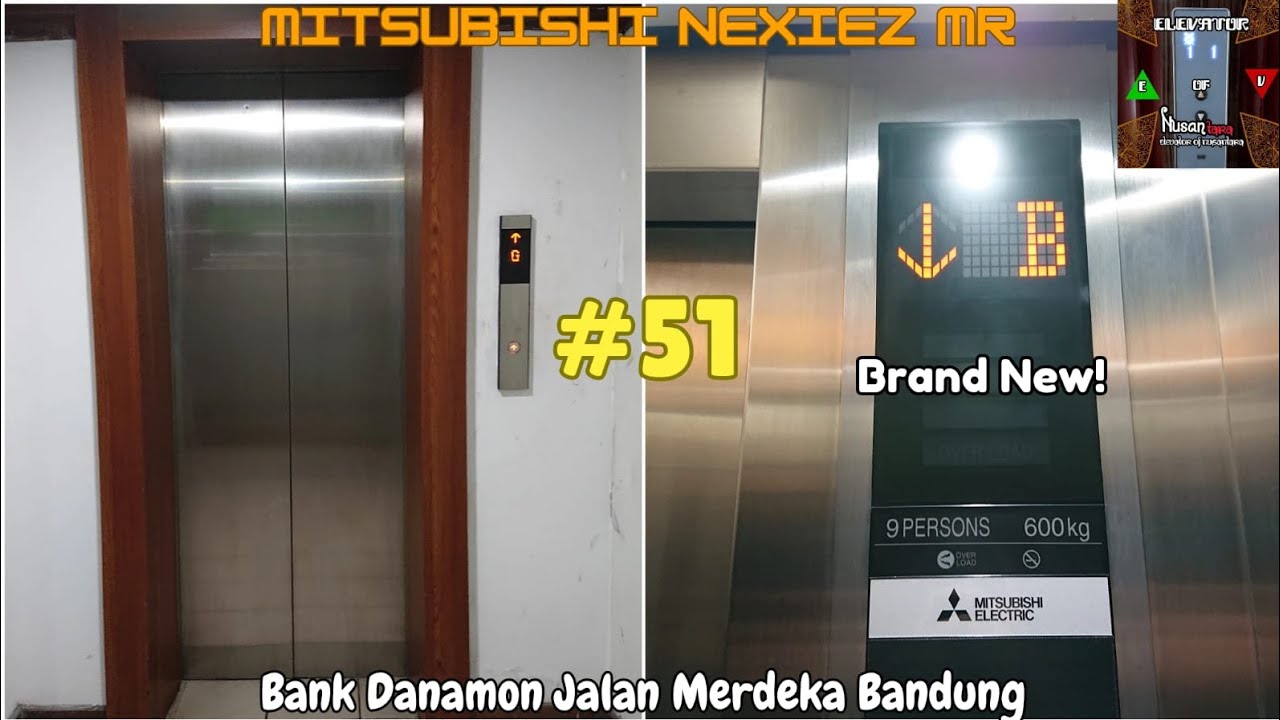 Mitsubishi Nexiez MR Elevator at Bank Danamon Bandung Jalan Merdeka