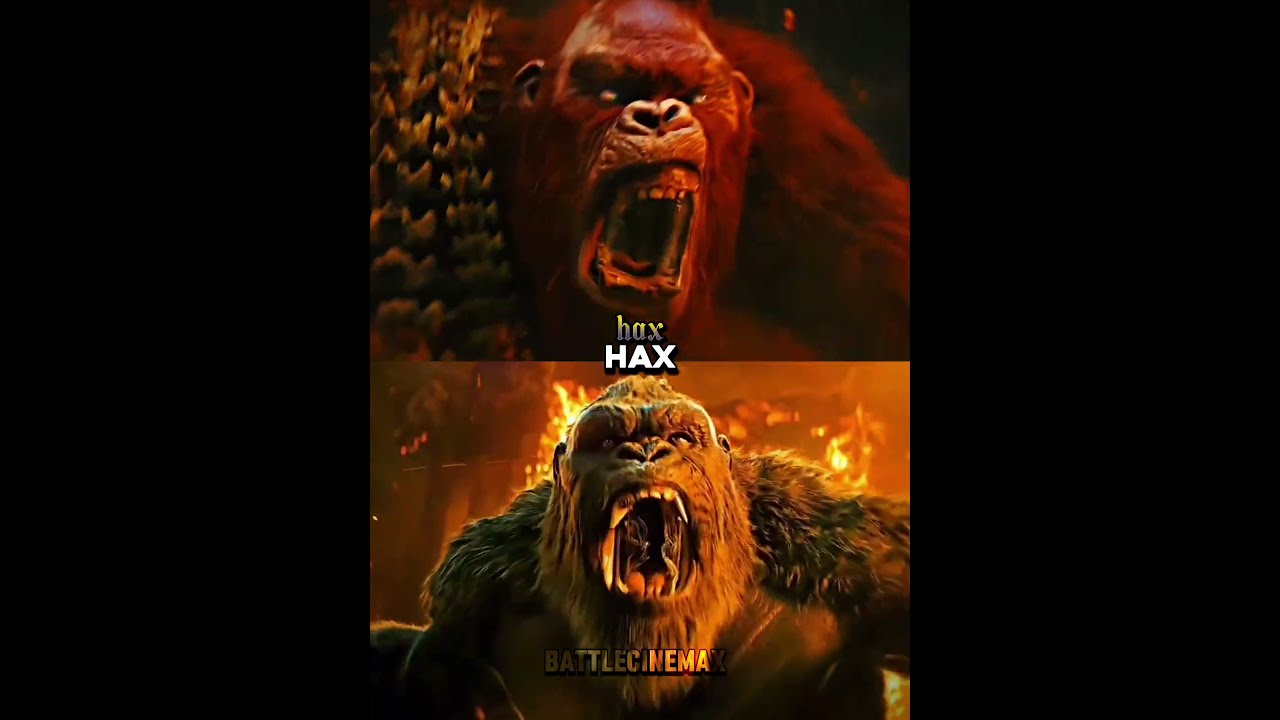 Skar King vs Kong All Versions | #kong  #godzillaxkongthenewempire #battle #edit