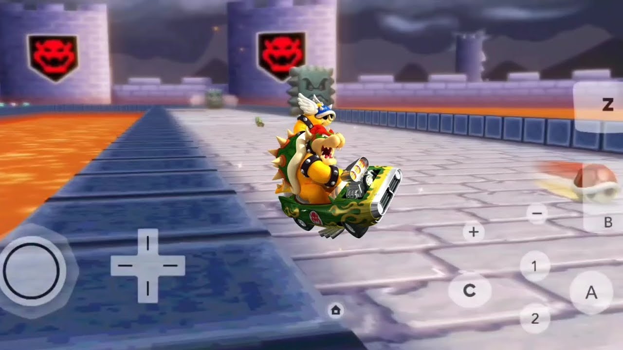 Bowser sur Mario Kart Wii sur emulateur