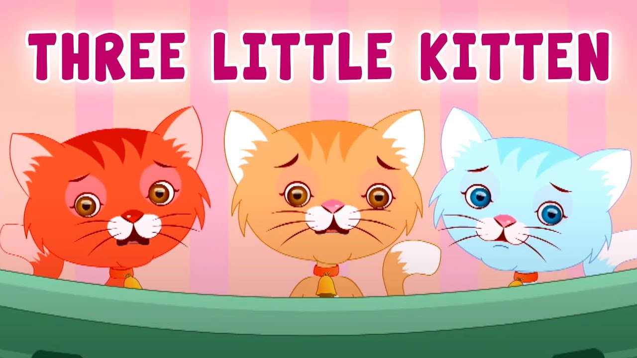 Three Little Kittens, Animal Cartoons + More Nursery Rhyme by Incy Wincy Spider