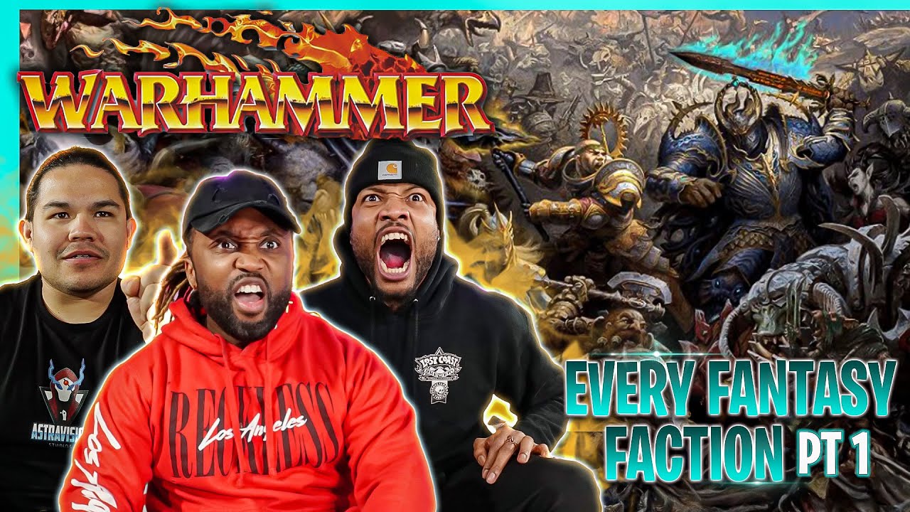 От 40К до фэнтези! || WARHAMMER - Каждая фэнтезийная фракция, часть 1 || Реакция на лор