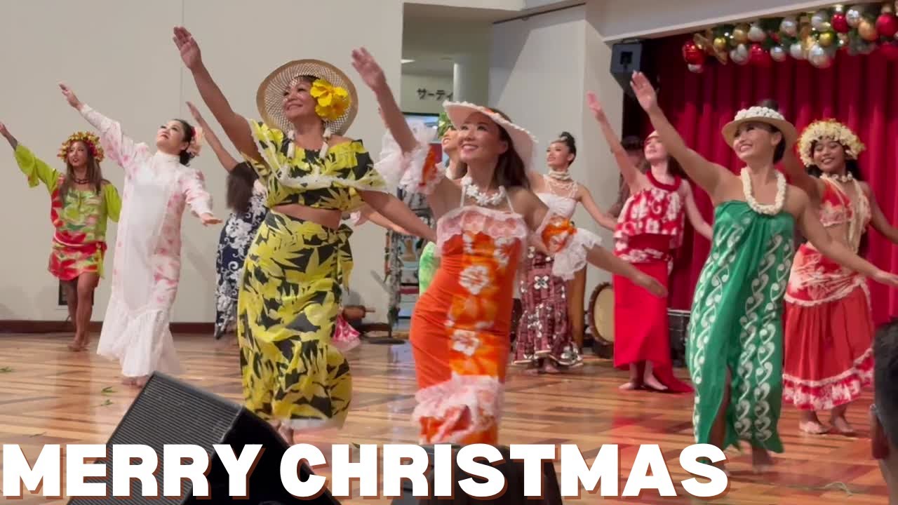 2024 Tahitian Music Dance, Mele Kalikimaka in Hawaii.