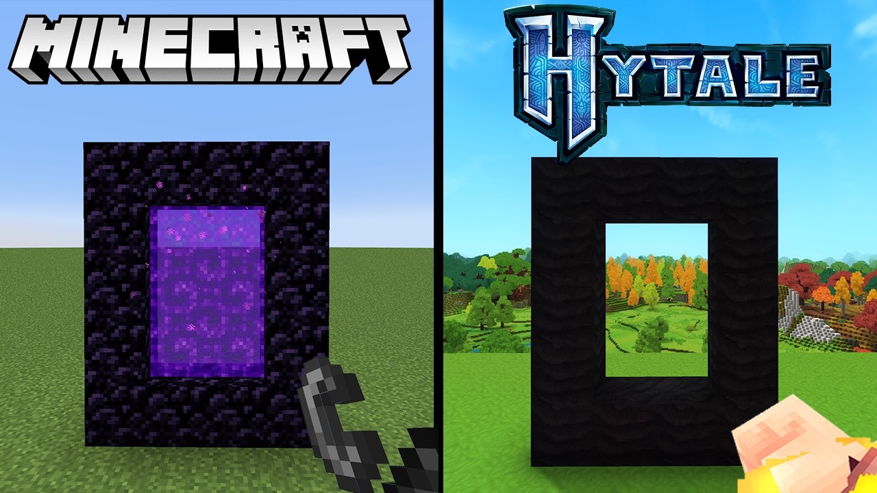 Minecraft VS Hytale - Comparison