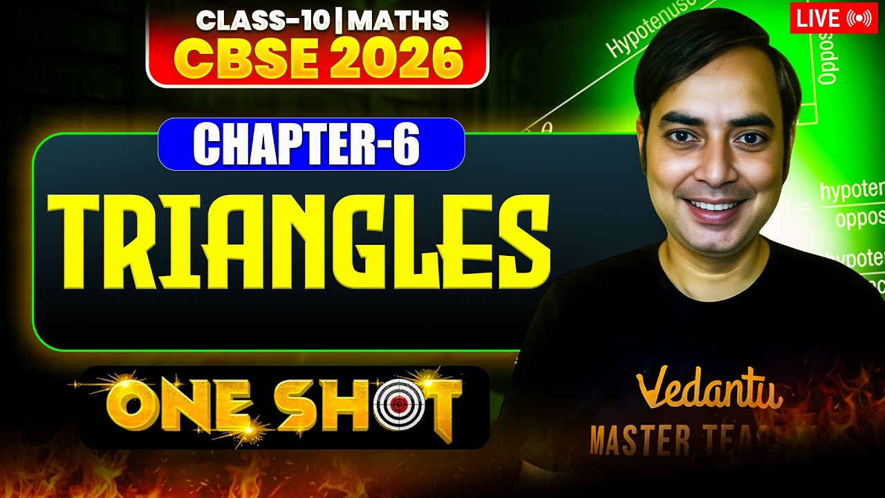 Triangles One-Shot | CBSE Class 10 | Maths 2026 | Rajiv Sir