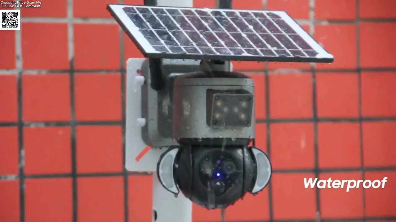 Solar PTZ Camera WIFI Dual Lens Security CCTV Review Aliexpress