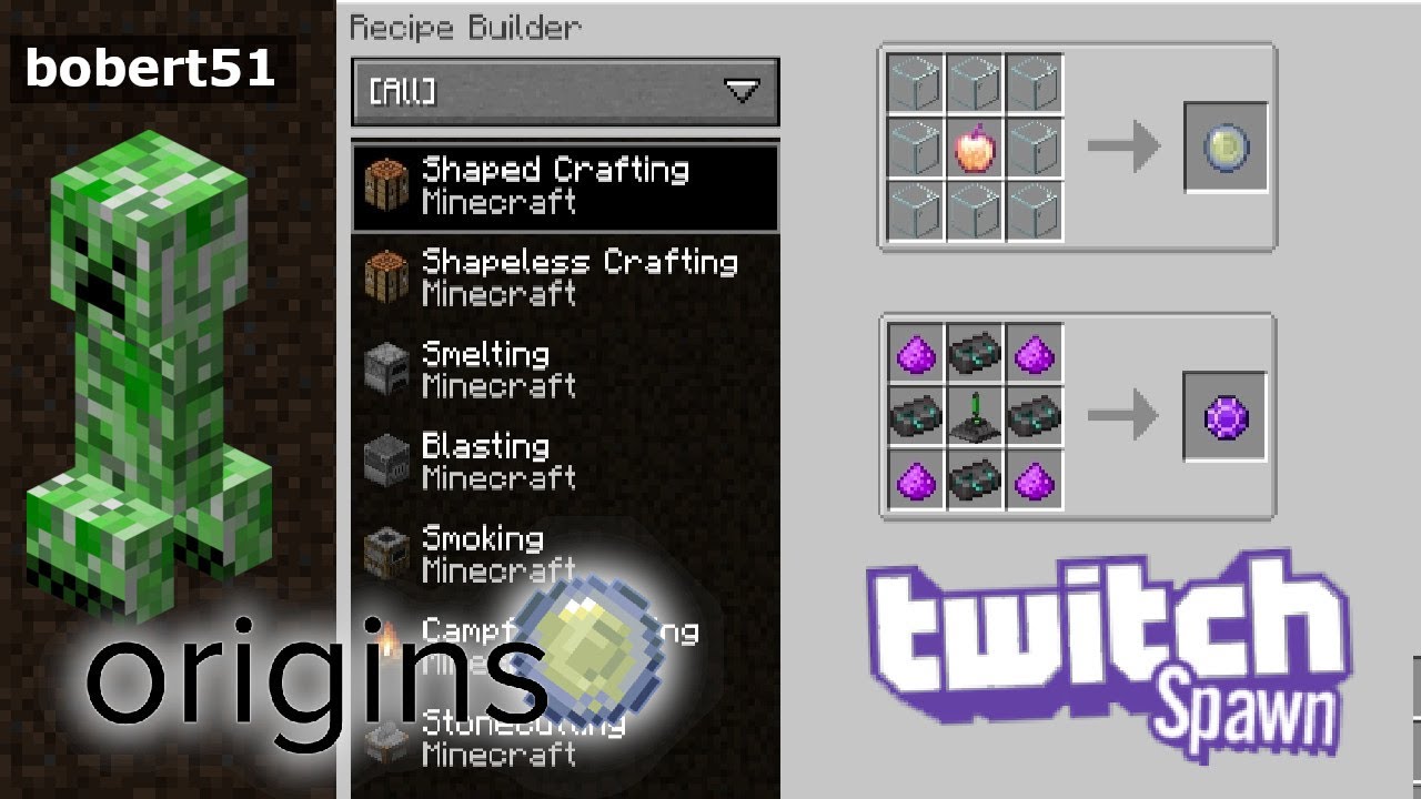 Recipe Builder and Naming Mobs after Viewers! | Minecraft Modpack