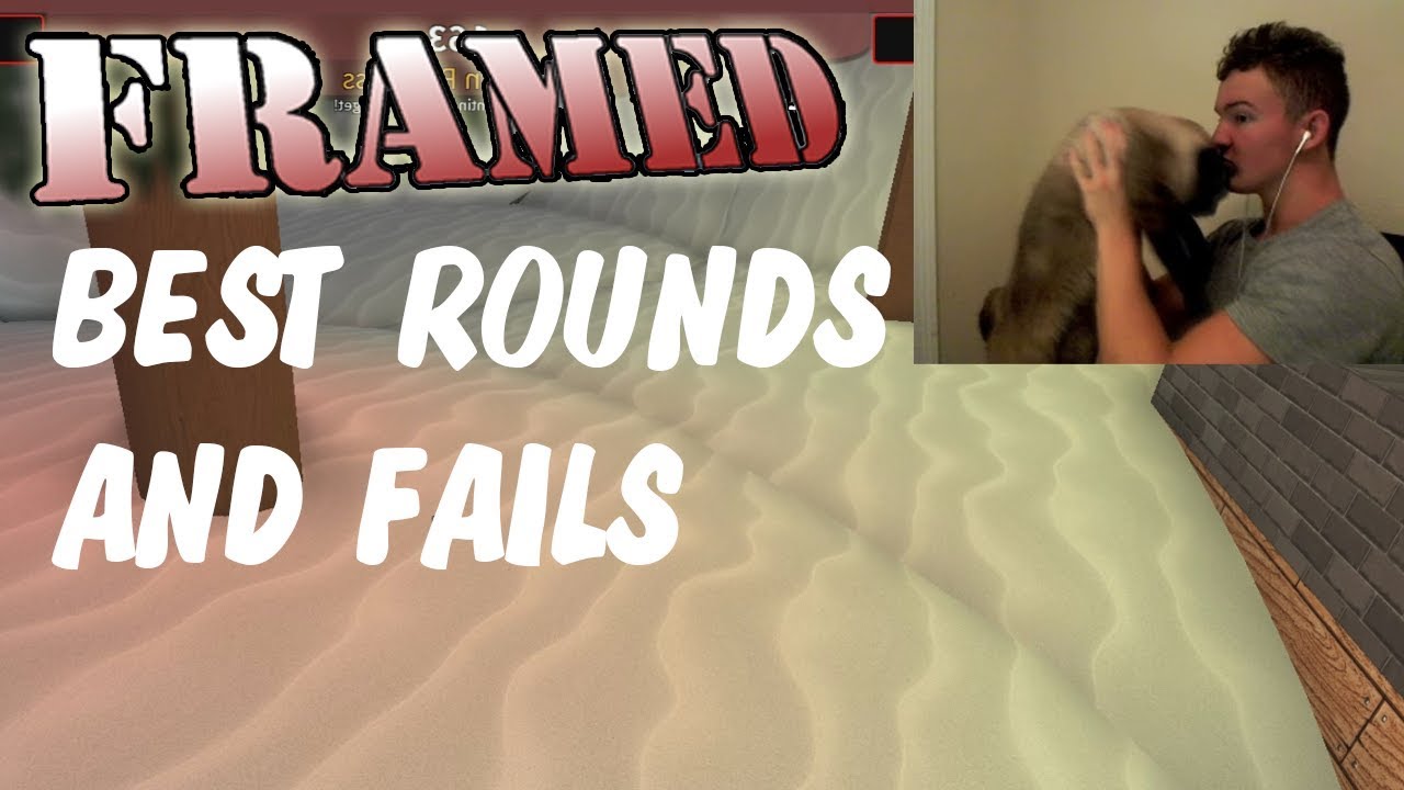 ROBLOX Framed | BEST ROUNDS AND FAILS (Face cam)