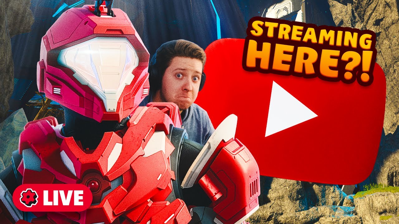 REDGEAR NOW LIVE ON YOUTUBE?! DAY 1 (HALO INFINITE)